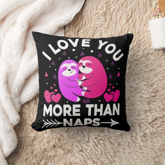 ピンクと紫のナマケモノより昼寝が好き クッション (ブランケット)