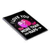 ピンクと紫のナマケモノより昼寝が好き ノートブック (右側)