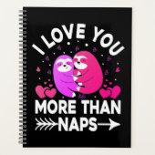 ピンクと紫のナマケモノより昼寝が好き プランナー手帳 (正面)