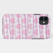 ピンクと紫のハートの電話ケース Case-Mate iPhoneケース (裏面(横))