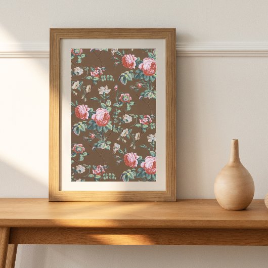 ピンクと紫のバラデコページティッシュペーパー 薄葉紙