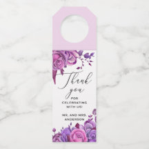 ピンクと紫のバラ。フローラ結婚の感謝していお前