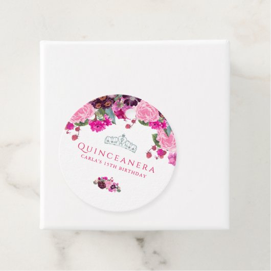 ピンクと紫のフローラキンセアニェラ フェイバータグ (インサイチュ)