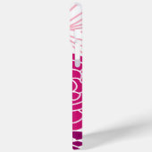 ピンクと紫のフローラモダンがほとんど存在しないID Case-Mate iPhoneケース (裏面 / 左)