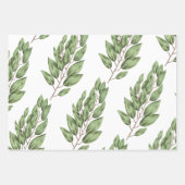 ピンクと紫のフローララッピングシート ラッピングペーパーシート (正面3)