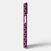 ピンクと紫のモダン円のパターン Case-Mate iPhoneケース (裏面 / 右)