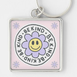 ピンクと紫のモチベーション キーホルダー