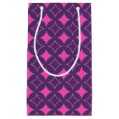 ピンクと紫の七宝 スモールペーパーバッグ (正面)