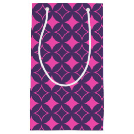 ピンクと紫の七宝 スモールペーパーバッグ