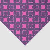 ピンクと紫の七宝 薄葉紙 (詳細)