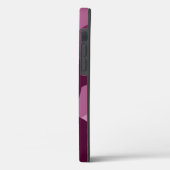 ピンクと紫の円のパターン Case-Mate iPhoneケース (裏面 / 左)