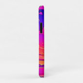 ピンクと紫の夕日 Case-Mate iPhoneケース (裏面/右)