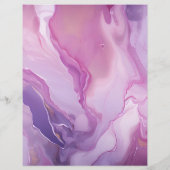 ピンクと紫の大理石スクラップブックの紙背景 (裏面)