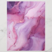 ピンクと紫の大理石スクラップブックの紙背景 (正面)