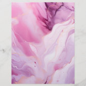 ピンクと紫の大理石スクラップブックの紙背景 (裏面)