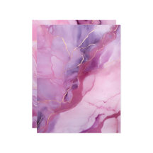 ピンクと紫の大理石スクラップブックの紙背景