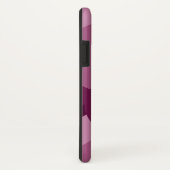 ピンクと紫の幾何学的パターン Case-Mate iPhoneケース (裏面/右)