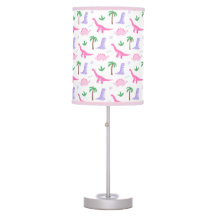 ピンクと紫の恐竜