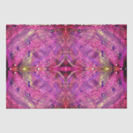 ピンクと紫の抽象芸術ティッシュペーパー 薄葉紙