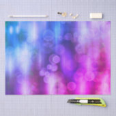 ピンクと紫の抽象芸術円パターン 薄葉紙 (クラフト)