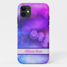 ピンクと紫の抽象芸術円パターン