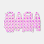 ピンクと紫の散水模様のカスタム フェイバーボックス (折り畳みなし)