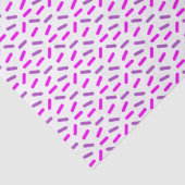 ピンクと紫の散水模様のカスタム 薄葉紙 (詳細)