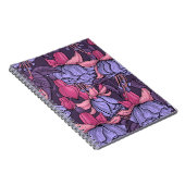 ピンクと紫の明るい赤紫色 ノートブック (右側)