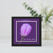 ピンクと紫の春ブロッサムハロー カード (スタンド正面)