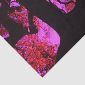 ピンクと紫の木の下 薄葉紙 (詳細)