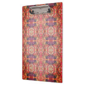 ピンクと紫の模様 クリップボード (左)