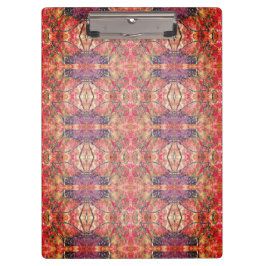 ピンクと紫の模様 クリップボード