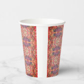 ピンクと紫の模様 紙コップ (右)