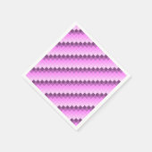 ピンクと紫の正方形 スタンダードカクテルナプキン (角)