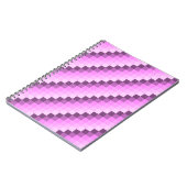 ピンクと紫の正方形 ノートブック (左側)