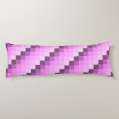 ピンクと紫の正方形 ボディピロー (裏面)