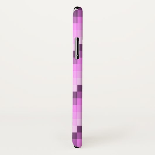 ピンクと紫の正方形 Case-Mate iPhoneケース (裏面/右)