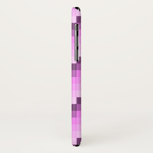 ピンクと紫の正方形 Case-Mate iPhoneケース (裏面/左)