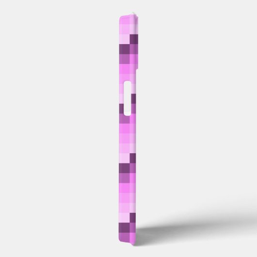 ピンクと紫の正方形 Case-Mate iPhoneケース (裏面 / 右)