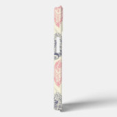 ピンクと紫の民族羽毛パターン Case-Mate iPhoneケース (裏面 / 右)