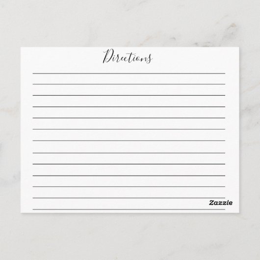 ピンクと紫の水彩フローラレシピカード ポストカード (裏面)