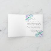 ピンクと紫の水色が母の日を彩る カード (内部)