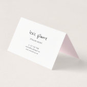 ピンクと紫の水色の発疹のギフト証明書 (裏面)