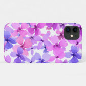 ピンクと紫の水色の花 Case-Mate iPhoneケース (裏面(横))