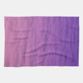 ピンクと紫の海 キッチンタオル (横)
