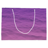 ピンクと紫の海 ラージペーパーバッグ (裏面)