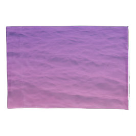 ピンクと紫の海 枕カバー