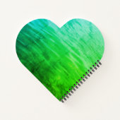 ピンクと紫の渦巻き型ノートブック ノートブック (裏面)