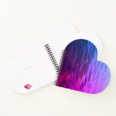 ピンクと紫の渦巻き型ノートブック ノートブック (内部)