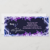 ピンクと紫の特殊なイベントラックカード (裏面)